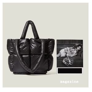 COPY - ⭐️Puffer Shoulder Bag⭐️Mini Down Satchel Hobo Bag Quilted Tote Bag Purse